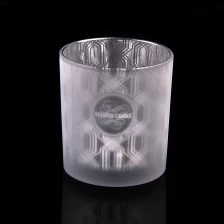 porcelana Portavelas de vidrio grabado con láser 10OZ fabricante