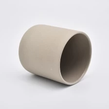 China 10oz Custom Round Ceramic Jar for Candle Vessel manufacturer
