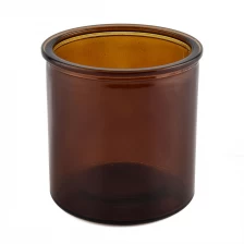 China 10oz glass candle container with cork lid manufacturer