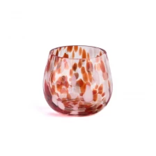China Vaso de vela de vidro de 10 onças frascos de vidro artificial para decoração de casa fabricante