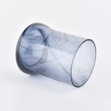 中国 10oz handmade colorful marble decorative glass candle holders メーカー