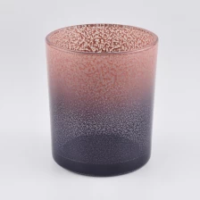 China 10 Unzen Marmor Malerei Glas Kerzenhalter Großhandel Hersteller