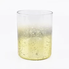Chine 10 oz mercure galvanoplastie bougeoir en verre bougie de cire de soja pot pour la décoration fabricant
