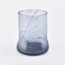 China 10 oz sobreposição de vidro suporte de vela tocha frasco de vela recipiente de decoração para casa fabricante