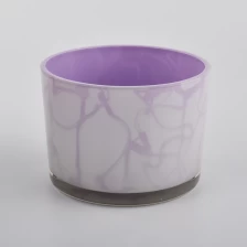 porcelana Candelabros de vidrio de 11 oz con 3 mechas fabricante