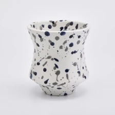China 12oz luxury ceramic jars with stone finish manufacturer