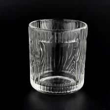 Chine 12 oz nouveaux conceptions en verre bougette transparent des pots de bougie en gros fabricant