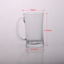 China copo de vidro copo de óculos 13oz personlized cerveja cerveja fabricante