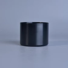 China 142ml silinder pendek hitam Namakan tealight logam lilin pemegang pengilang