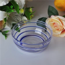 porcelana 14oz boca soplada tazón de vidrio fabricante