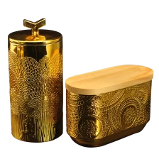 中国 15oz 16oz高玻璃蜡烛罐带盖鹿图案设计 制造商