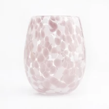 China 15oz handmade glass candle vessel wholesale manufacturer