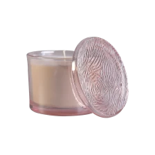 Chiny 16 uncji Cylinder Cylinder Candle Containers and Embossed Dids Screen Pringing OEM Logo producent