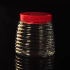 China 1L jarra de vela de vidro com tampa de plástico fabricante