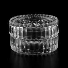 porcelana 1oz 2 oz 3 oz Glass Macaron Jar votivo Votive Vessel con tapa fabricante