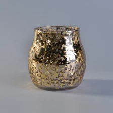 porcelana Tarro de vela de vidrio de pintura de plata de 20 oz fabricante