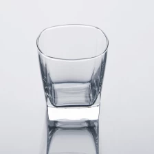 China 195ml fancy square drinking glass tumbler manufacturer