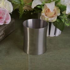 porcelana 23 oz de plata de acero inoxidable Candle Jar con tapa fabricante