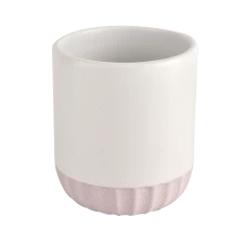 Cina 271 ml di porcellana all'ingrosso di candele barattoli per la casa decorazione per la casa ceramica con coperchio con coperchio produttore
