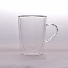 China 280 ml double wall glass coffee cup manufacturer