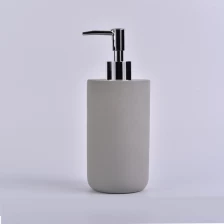 China 300ml retro lotion glass bottle with concrete manufacturer