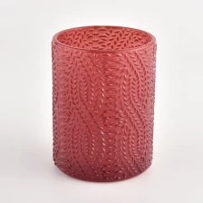 Cina Barattolo di candela rotondo in vetro design unico 320 ml produttore