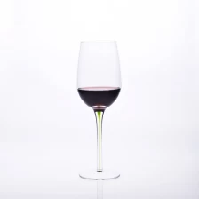 China 340ml red wine stem glass manufacturer