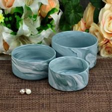 China 34oz Marble Ceramic Candle Holder manufacturer