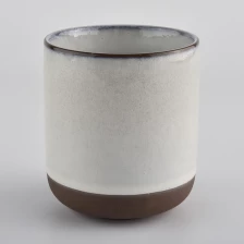 Cina 430 ml di candela ceramica vuota per la produzione di candele con decorazione per la casa produttore