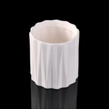 Chine Pot de bougie en céramique modèle d'arbre blanc 450ml fabricant