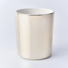 porcelana Candeleros de vidrio de color oro de 5 oz fabricante