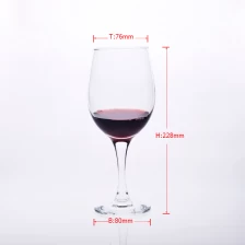 Chiny 566ml ręcznie dmuchanego szkła czerwonego wina producent