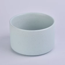 porcelana Decoración para el hogar de velas de cerámica azul mate de 570 ml fabricante