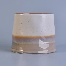 porcelana 600ml envases de vela de porcelana reciclado de colores vidriados vacíos fabricante