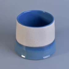 China 600ml glazing ceramic candle jars candle holders manufacturer