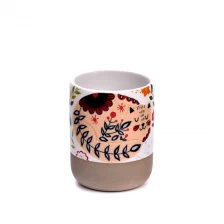 China 6oz 8oz ceramic candle vessel small capacity candle jar wholesale manufacturer