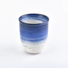 porcelana Cera de 7 onzas que llena los tarros de cerámica pintados a mano de la vela fabricante