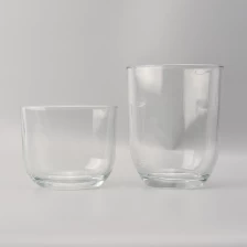China 874ml Wholesale huge oval white candle jars glass manufacturer