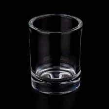 China Vasos de vela de vidro transparente de 9 onças fabricante