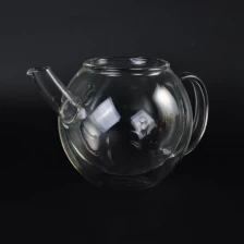 porcelana Tetera de vidrio borosilicato transparente más vendida con tapa y filtro disponibles fabricante