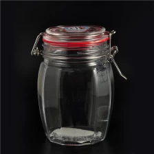 China Big glass crystal high quality jar with lid manufacturer