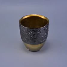 porcelana Tarro de cerámica negro redondo fabricante