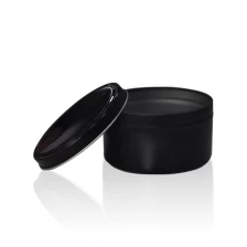 Chiny Black tin candle holder candle holder with lid producent