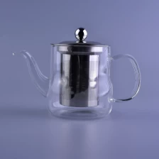 China Borosilicato chá de vidro chaleira chaleira de café por atacado fabricante