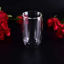 China Boroslicate double walled glass drinking cup manufacturer
