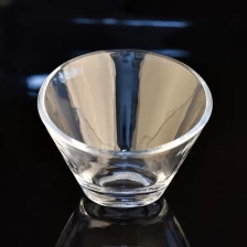 China Bowl shape glass candle jars pengilang