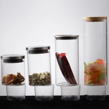 Chine Bulk borosilicate glass food jar wholesale fabricant
