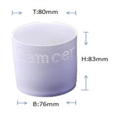 porcelana Titular de la vela de cerámica con carácter camcer fabricante