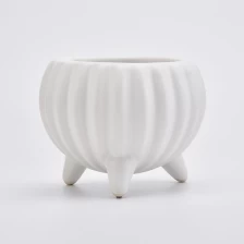 China Castiçal de cerâmica com suporte para castiçal de cerâmica castiçal de cera de soja fabricante