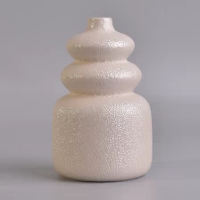 China Ceramic diffuser bottles with pearl galzing color manufacturer